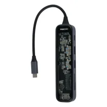 هاب تایپ سی 6 پورت رسی مدل RH21