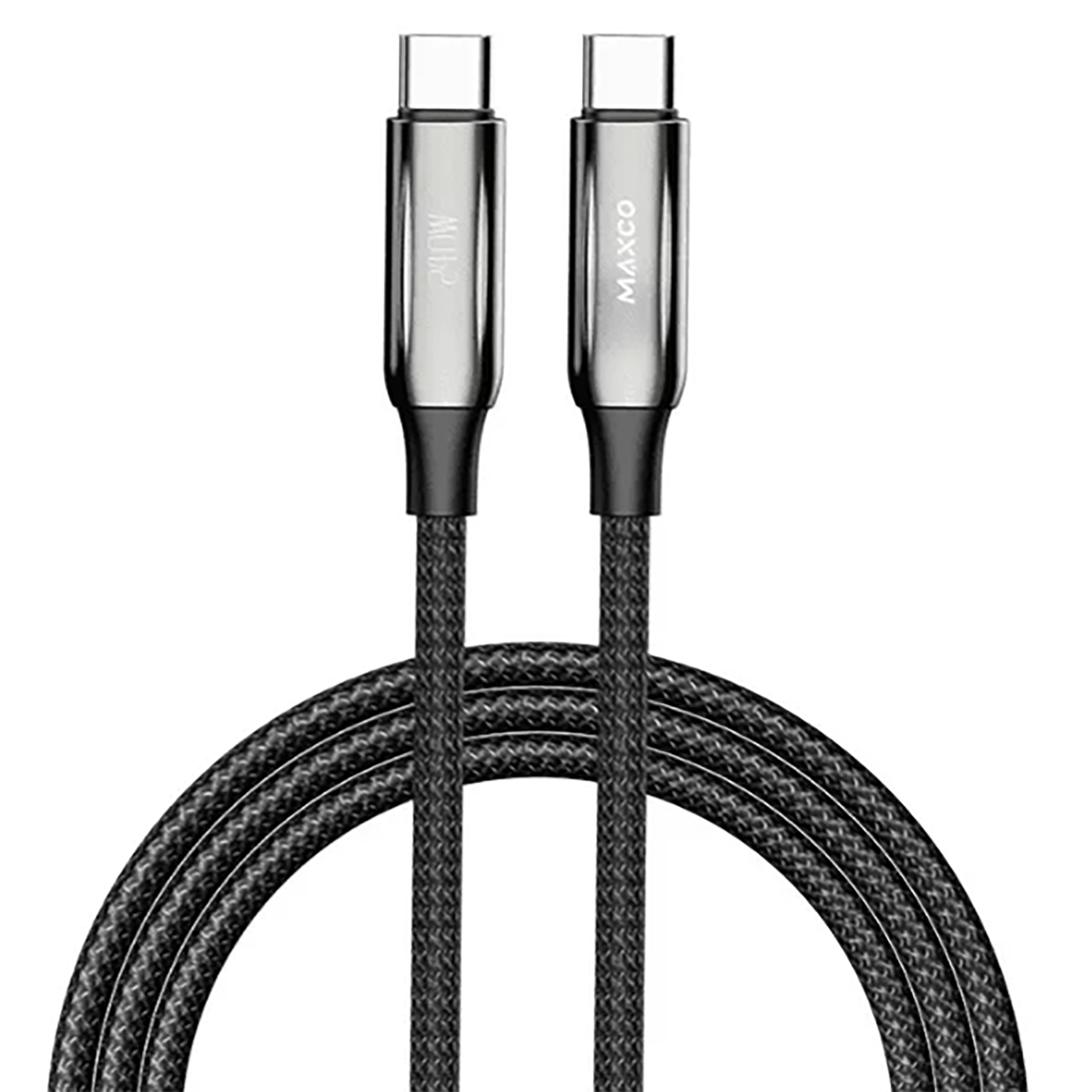کابل USB-C سوپر فست شارژ MAXCO مدل MS12CC دو متری با سرعت بالا