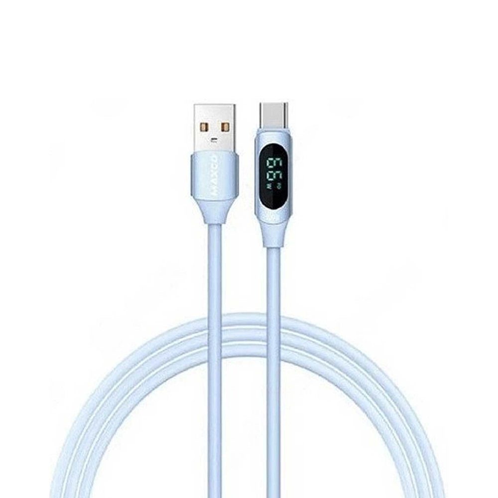 کابل فست شارژ 66 وات USB به تایپ سی MAXCO مدل MS05C طول 1.2 متر با طراحی مقاوم و سرعت بالا