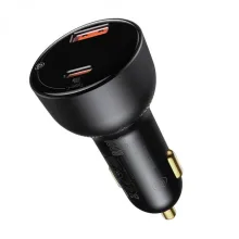 baseus dual port fast car charger 100w
