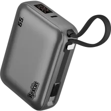 پاوربانک 65 وات رکسین مدل REX-P21 ظرفیت 20000 میلی‌آمپر ساعت